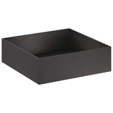 Garden Planter Black 100 x 100 x 30 cm Cold-rolled Steel 8005078