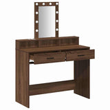 Dressing Table Brown 100 x 41 x 140 cm Engineered Wood 865178