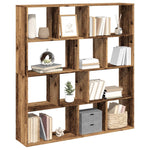 Book Cabinet Old Wood 132x29x141.5 cm Engineered Wood 3310314
