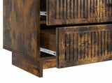 Bedside Cabinet Smoked Oak 62 x 34.5 x 47.5 cm Engineered Wood 893860