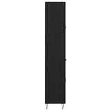 Highboard Black Oak 69.5 x 34 x 180 cm Engineered Wood 3416171