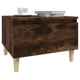 Side Tables 2 pcs Smoked Oak 50x46x35 cm Engineered Wood 819511