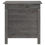 Garden Storage Box Anthracite 50x49x56.5 cm Solid Wood Fir 364750