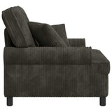 XL Armchair with Cushions Anthracite 1.5 Lines Fabric 42043479