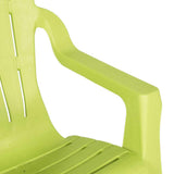 Garden Chairs 2 pcs for Children Green 37x34x44cm PP Wooden Look 364740