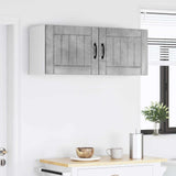 Wall Cabinet LUCCA 2 pcs Concrete Grey 50 x 31 x 40 cm 884901