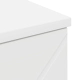 Bathroom Cabinet White 30 x 35 x 80 cm Engineered wood & Metal 883324