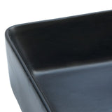 Countertop Basin Black Rectangular 46x35.5x13 cm Ceramic 155073