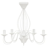 Chandelier E14 Metal White 52 x 47 cm 42053772