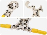 Hydraulic Pipe Crimping Tool 2 pcs 60 kN TH16-32 mm V12-28 mm 42042666