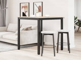 Bar Table Natural 80 x 80 x 105 cm Solid Pine Wood 892801