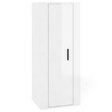 Wall Mounted TV Cabinet High Gloss White 40x34,5x100 cm 816682