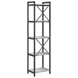 Bookshelf Grey sonoma 40 x 30 x 155 cm Engineered Wood 868356