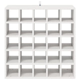 Wine Rack 2 pcs White 56 x 25 x 56 cm Solid Pine Wood 893313