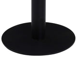 ZNTS Bistro Table Dark Brown 60 cm MDF 286422