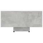 ZNTS Coffee Table Concrete Grey 85x55x31 cm Engineered Wood 803384