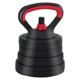 4-in-1 Dumbbell Set Black and Red 121 x 19.5 x 19.5 cm 42023467