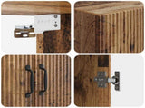 Cabinet Set 2 pcs Old Wood Engineered Wood 3416779