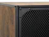 Storage Cabinets 2 pcs Rustic Brown 72x36x82 cm Metal and MDF 3095971