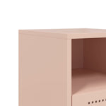 ZNTS Bedside Cabinet Pink 36x39x60.5 cm Steel 846556