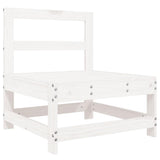 8 Piece Garden Sofa Set White Solid Wood Pine 3250597