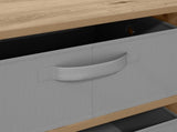 Sideboard with Drawer Artisan Oak 60 x 33.5 x 84 cm 8000475