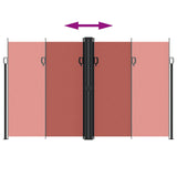 Retractable Side Awning Terracotta 200x600 cm 4004663