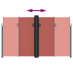Retractable Side Awning Terracotta 200x1000 cm 4004768