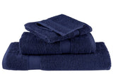 12 Piece Premium Towel Set SOLUND Navy Blue 600 gsm 137575