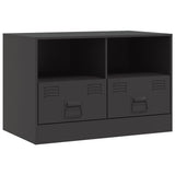 TV Cabinet Black 67x39x44 cm Steel 841739