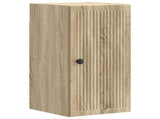 3 Piece Bathroom Cabinet Set EDE Sonoma Oak Engineered Wood 3417740