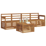 Sofa Sets 5 pcs Natural Solid Acacia Wood 3374314