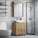 Bathroom Furniture Set TULUM 2 pcs Artisan Oak 60 x 34 x 63 cm 3398023