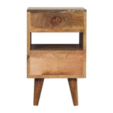 Mini Classic Multi Oak-ish Bedside IN3292