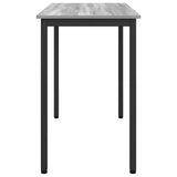 Table Grey Sonoma 100 x 50 x 76.5 cm Engineered Wood and Steel 873777