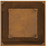 Fire Pit Brown 80 x 80 x 40 cm Weathering Steel 858921