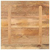 Table Top 90x90x3.8 cm Square Solid Wood Mango 371549