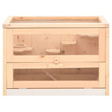Hamster Cage 60x35.5x42 cm Solid Wood Fir 172378