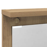 Wall-Mounted Coat Rack with Shelf Artisan oak 84 x 10 x 80 cm 874498