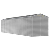 Garden Shed Light Grey 191x810x198 cm Galvanised Steel 3188250