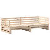 Day bed with Trundle without Mattress 80x200 cm 868188