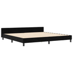 ZNTS Black Velvet Bed Frame 200x200 cm 3345031