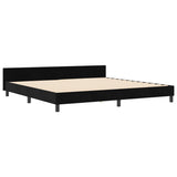 ZNTS Black Velvet Bed Frame 200x200 cm 3345031