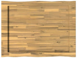 Live Edge Table Top 80 x 80 x 3.5 cm Square Solid Acacia Wood 938637