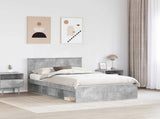 Bed Frame with Headboard Concerte 120 x 190 cm Engineered wood 3407898