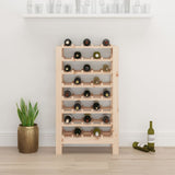 Wine Rack 61.5x30x107.5 cm Solid Wood Pine 822541