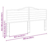 Headboard Artisan Oak Engineered wood 887966