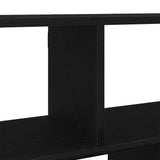 Wall Shelf Black Oak 100x25x50 cm Engineered Wood 868070