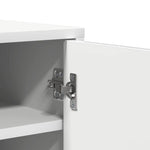 Shoe Cabinet White 60x35x70 cm Engineered Wood 808918