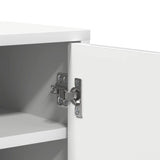 Shoe Cabinet White 60x35x70 cm Engineered Wood 808918